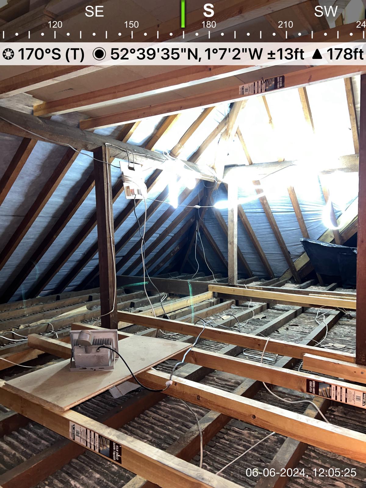 loft insulation project stage1